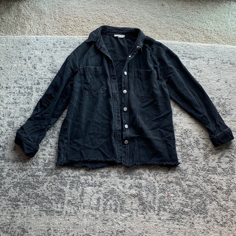 Distressed Denim Jacket